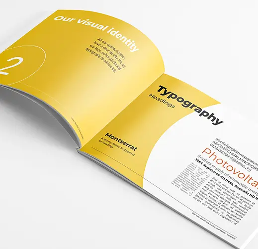 Brand Guidelines Developed for Local Company