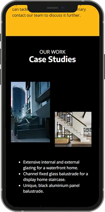 Mobile Web Design for DLC Company 1